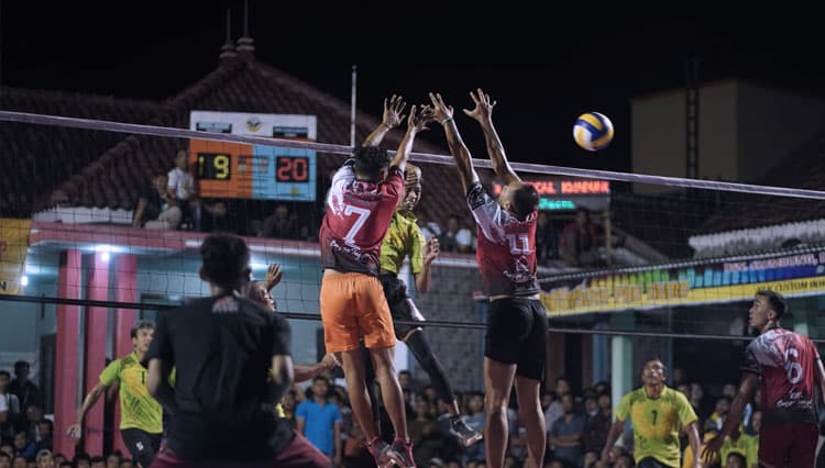 Turnamen Bola Voli Desa Bintoyo Spektakuler, Ada Atlet Timnas Ikut Bertanding