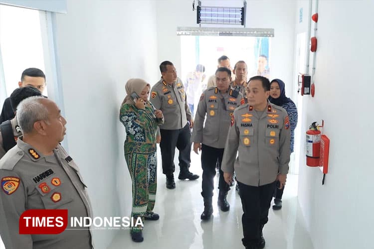 Wakapolda Jatim Cek Lokasi Rencana Pembangunan SPPG di Mojokerto