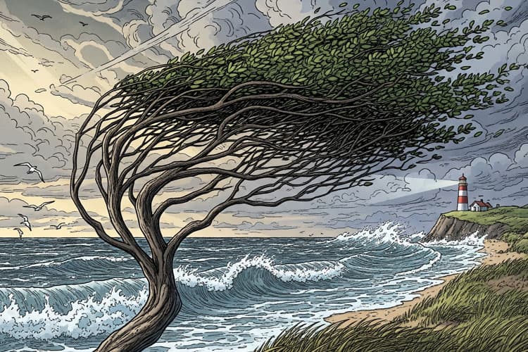 Warga Pesisir Banyuwangi Lebih Waspada, Fenomena Angin Kencang Tengah Melanda