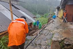 Hujan Deras Minggu Sore, Dua Bencana Sekaligus Hantam Bumiaji