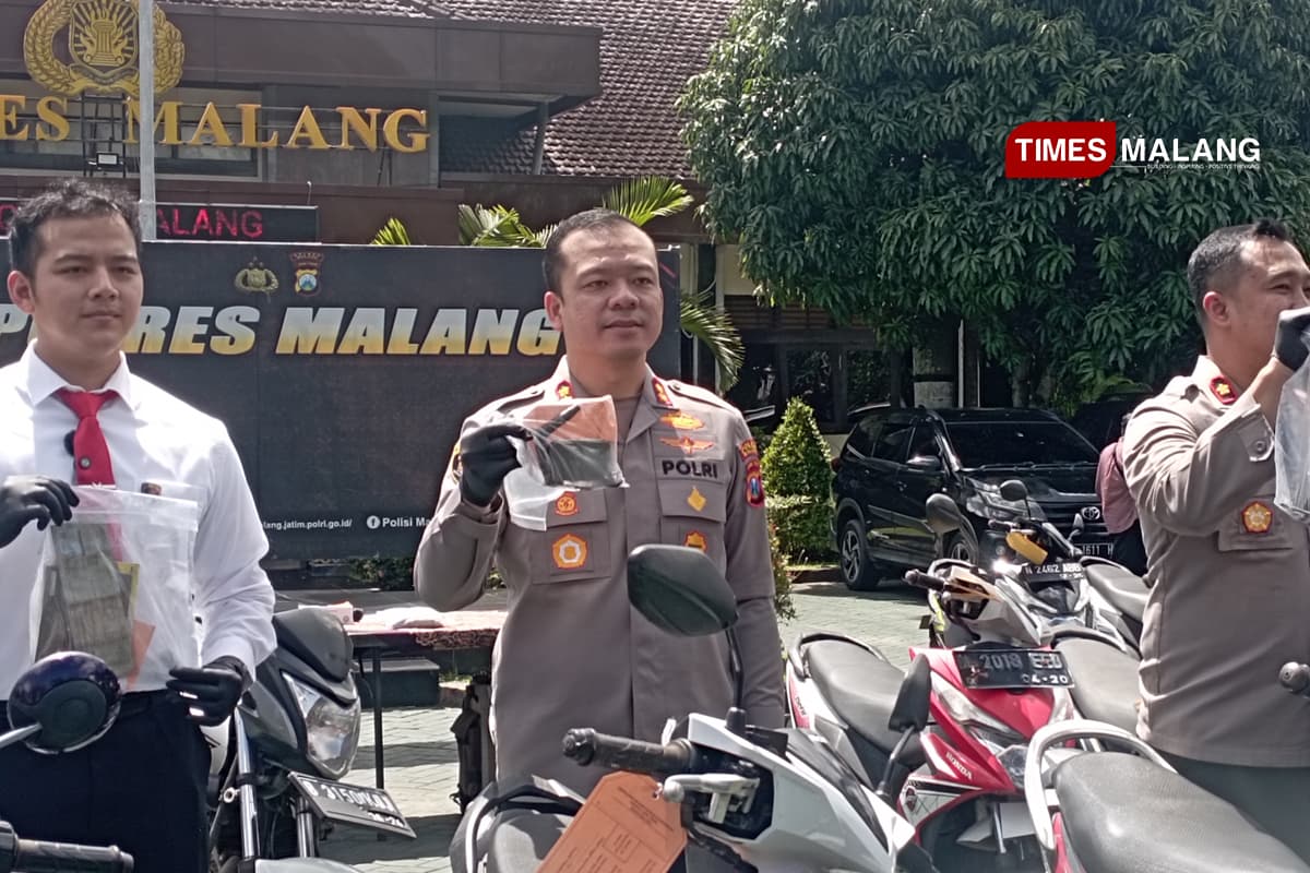 Polres Malang Tuntaskan 26 Kasus Curanmor: Bekuk 14 Tersangka, Sebagian Residivis