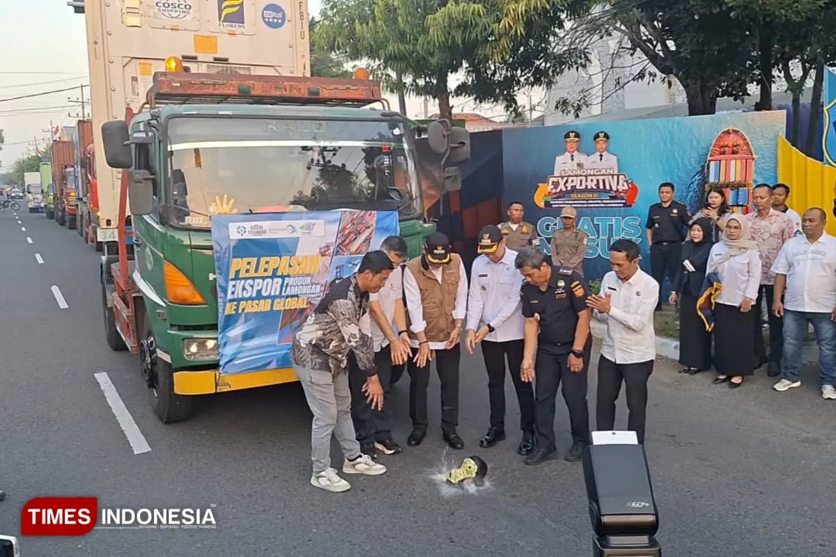 Lamongan Exportiva Season III Resmi Dibuka, Bupati Lepas Ekspor Produk Unggulan ke Pasar Global